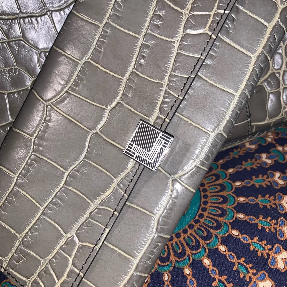 Lancel bundle!‎ Gray embossed calf bag